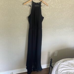 Black Halter Maxi Dress
